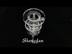 Ưu tiên tùy chỉnh hai lớp lò phản ứng quang xúc tác chống ăn mòn kính thạch anh trong suốt Inst