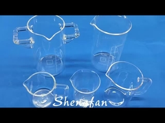 Quartz Glass Flask with Flat Bottom Premium Quality Quartz Tubes (Tấm thủy tinh thạch anh với đáy phẳng)