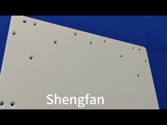 Mặt bích ống thạch anh lò với các khớp nối lớn Độ tinh khiết cao trong suốt