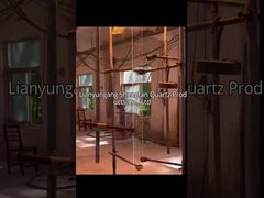 Xem Tấm Kính Quan Sát Bằng Thạch Anh Trong Suốt, Rõ Ràng, Chịu Nhiệt Độ Cao, Dùng Thử