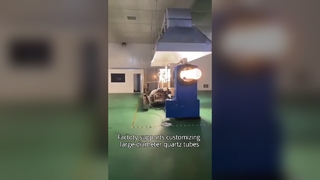 Ống lò thạch anh thủy tinh thạch anh lớn