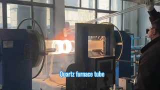 Ống thủy tinh thạch anh nung chảy chịu nhiệt độ cao đường kính lớn do nhà máy sản xuất